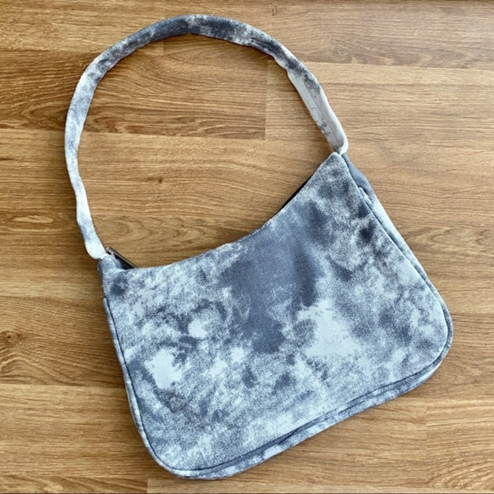 Mini Gray Tie Dye Essentials Purse